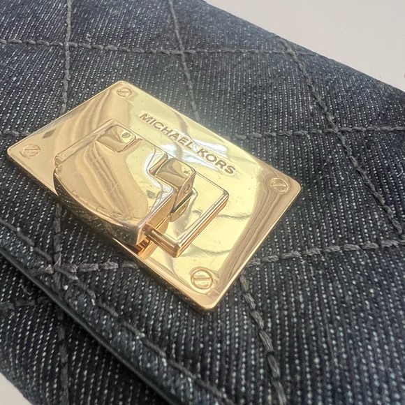 Michael Kors handbag and wallet denim - Picture 7 of 16